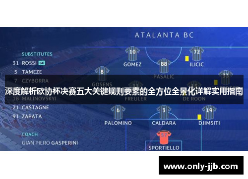 深度解析欧协杯决赛五大关键规则要素的全方位全景化详解实用指南
